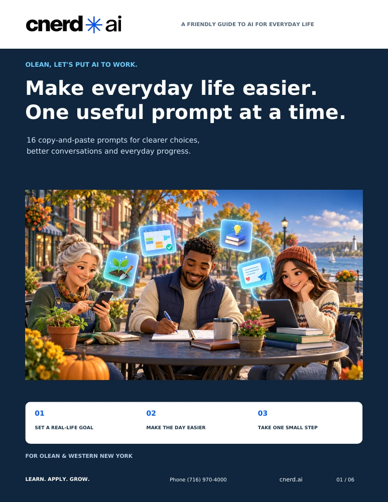 Olean AI Personal Growth Guide cover